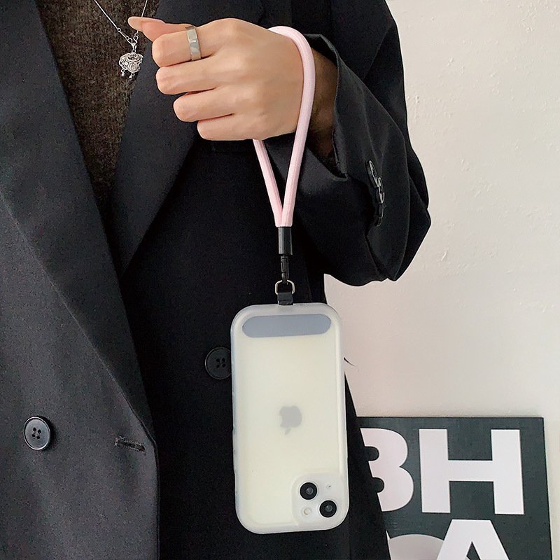 Custom New Mobile Phone Lanyard Adjustable Crossbody and Wrist Strap Universal Mobile Phone Strap with Patch