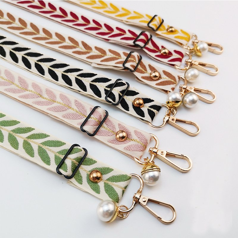 Fashion Adjustable Colorful Polyester Neckband Mobile Phone Strap Crossbody With Patch Phone Lanyard Rope Accessories
