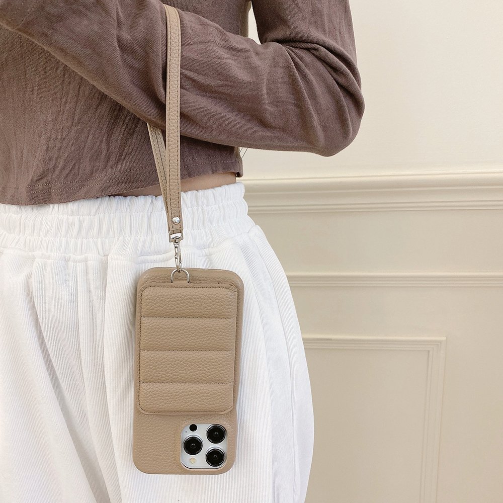 New Lychee Pattern Phone Cover For Sony 10TV Leather Wallet Card Holder Mobile Phone Case With Wrist Strap phone pouch
