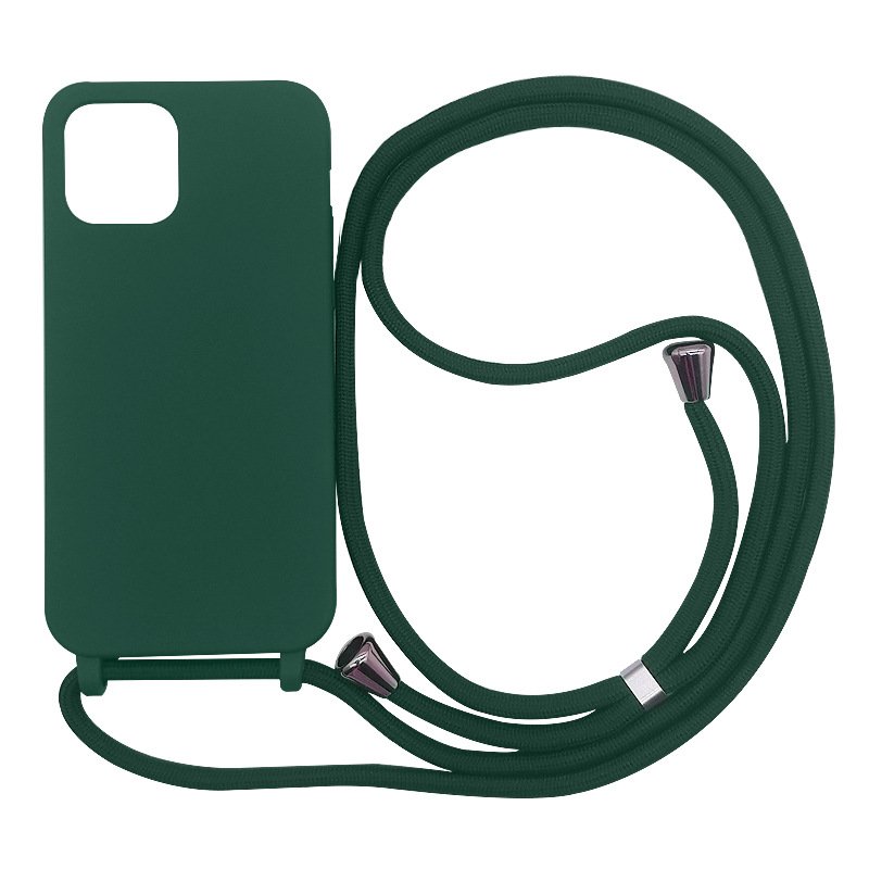 Geili Crossbody Necklace Phone Case For Iphone 14 12 11 Pro Xs Max Lanyard Tpu Case Cover With Cord Strap Rope