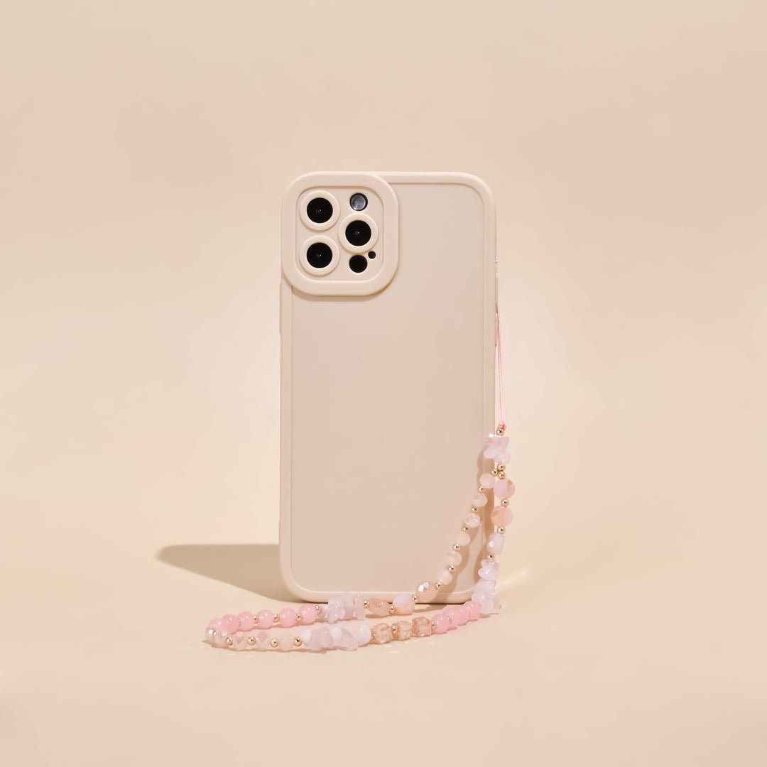 Crystal Stone Bead Phone Lanyard Universal Cell Phone Strap Telephone Hanging Accessory Anti Lost Phone Chain for iphone samsung