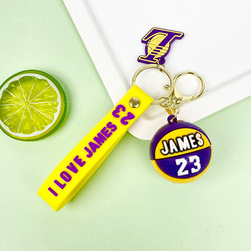 Superstar Kobe James Curry Basketball Keychains Cute Bag Accessories Gift Colorful Cute Keychain