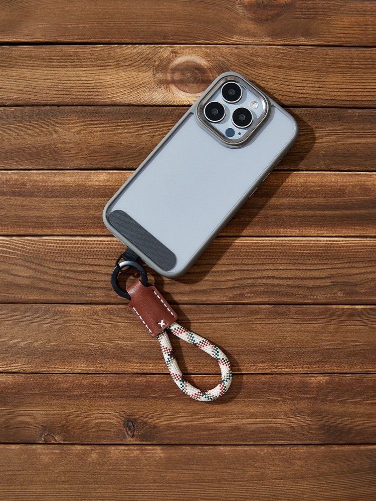 Handmade leather car key pendant mobile phone lanyard advanced mobile phone chain anti-lost car key chain
