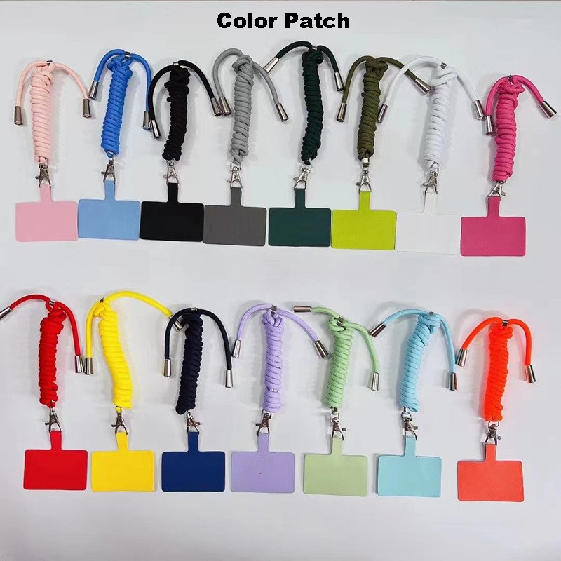Universal Lanyard Phone Case Cord Color Promotion Gift Adjustable LOGO Pad Cell Phone Crossbody Necklace Strap For Mobile Phone