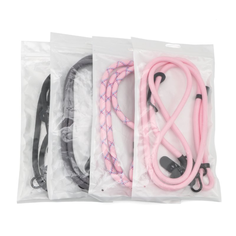 Adjustable Cell Phone Neck Holder Metal Buckle Anti-Theft Crossbody Strap Universal Phone Lanyard With Tether Tabs