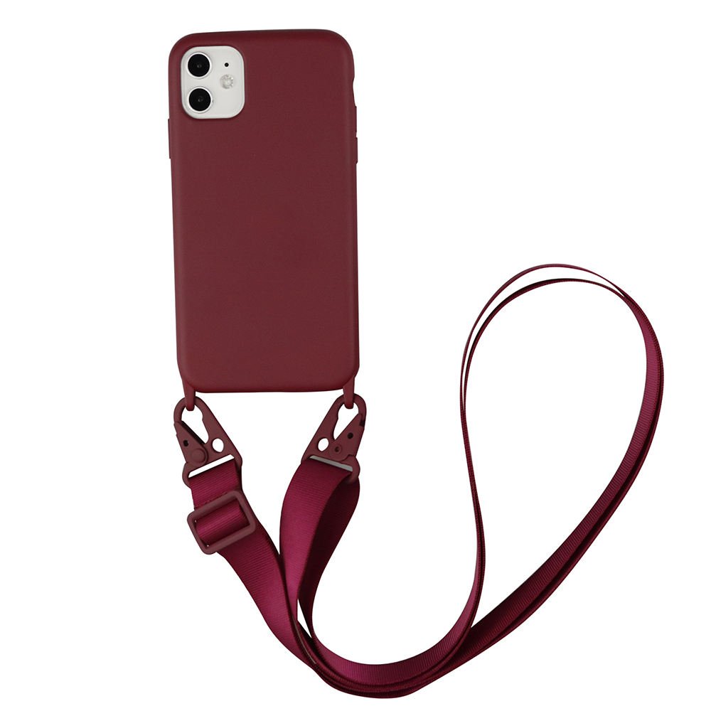 HOT sell Crossbody Strap Lanyard With Phone Case For iPhone 15 14 13 12 11 pro max 8 6 7 shockproof cover phone Accessories
