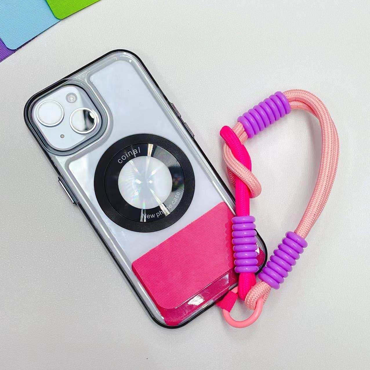 Custom Short Wrist Lanyard Keychain Hook Mobile Phone Wholesale Fashion Cell Mobile Phone Lanyard Straps Hand Wrist Lanyard