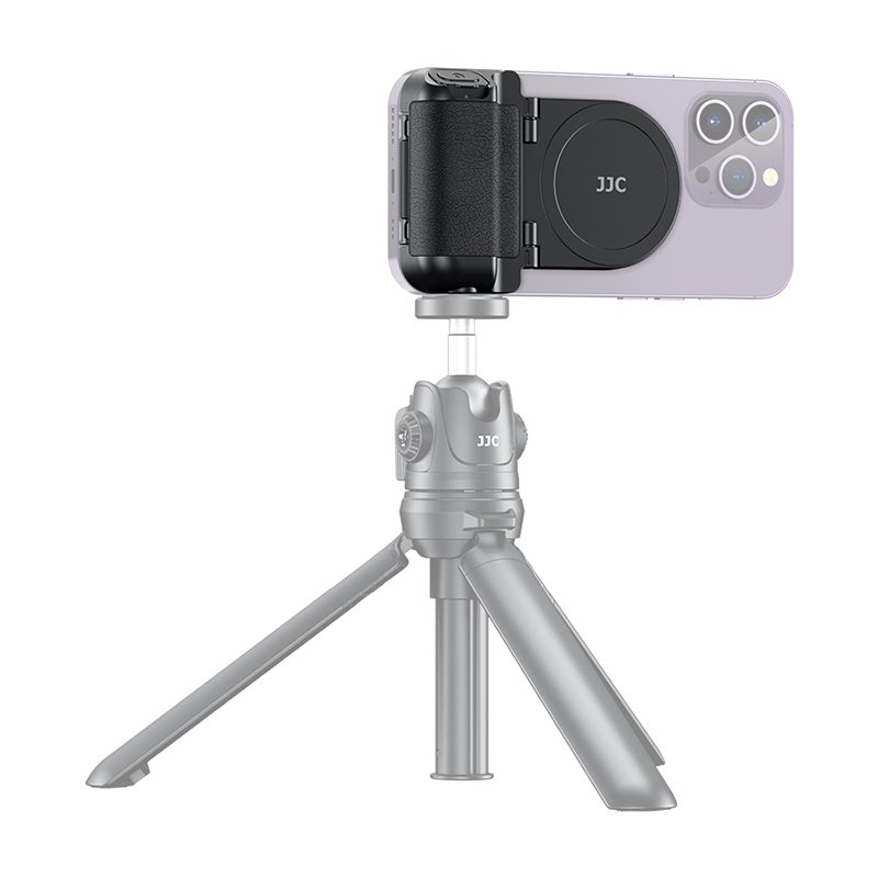 JJC MSG-P1 Magnetic Phone Hand Grip Handheld Remote Control Phone Tripod Phone Holder For Vlog Shooting And Live Streaming