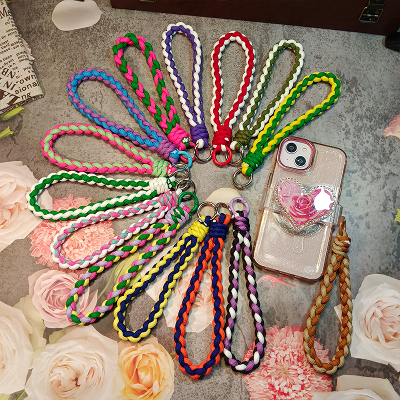 Mobile phone lanyard, wrist strap, short, sturdy, durable, simple, and thick lanyard, 18cm phone accessories