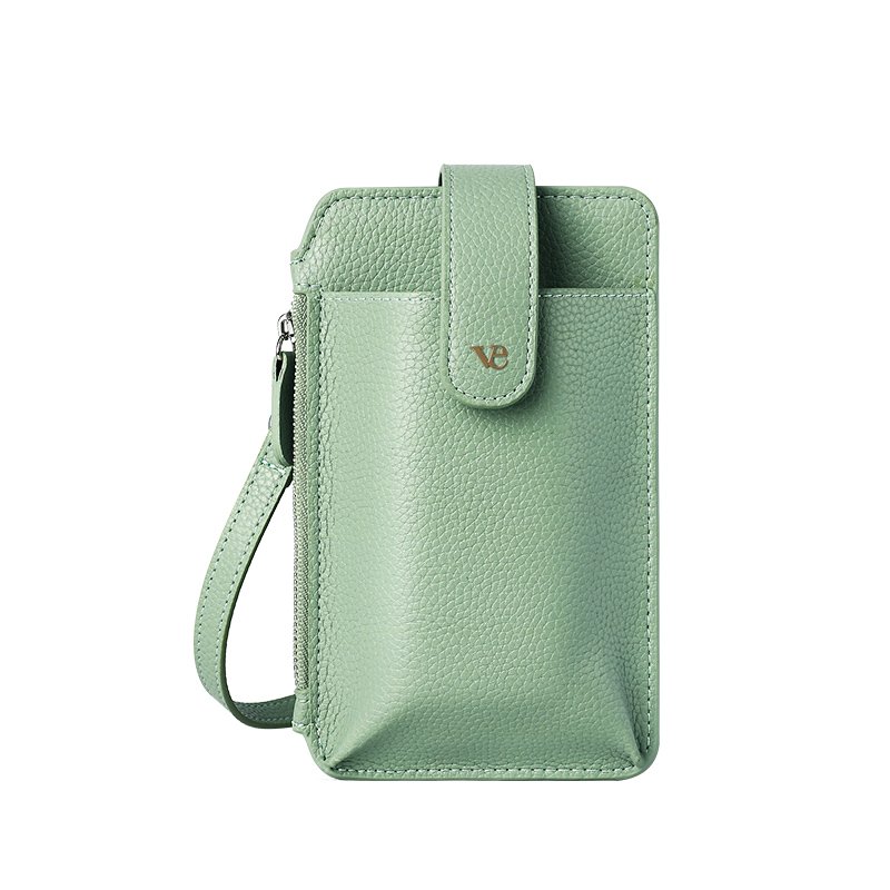 2024 new fast shipping designer lock pouch crossbody shoulder ladies mobile phone bag pouch with leather strap for women