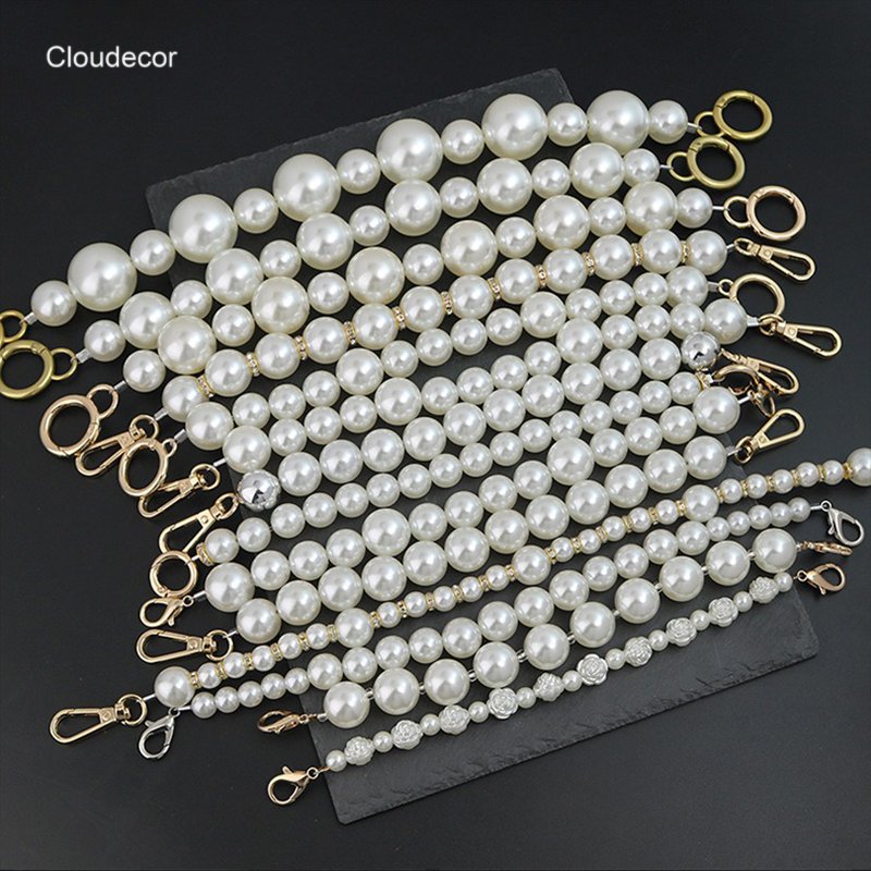 Quality Pearl Bag Phone Case Chain Accessories Hand-Held Bag Strap Short Long Pearl Mobile Phone Chain Crossbody Necklace