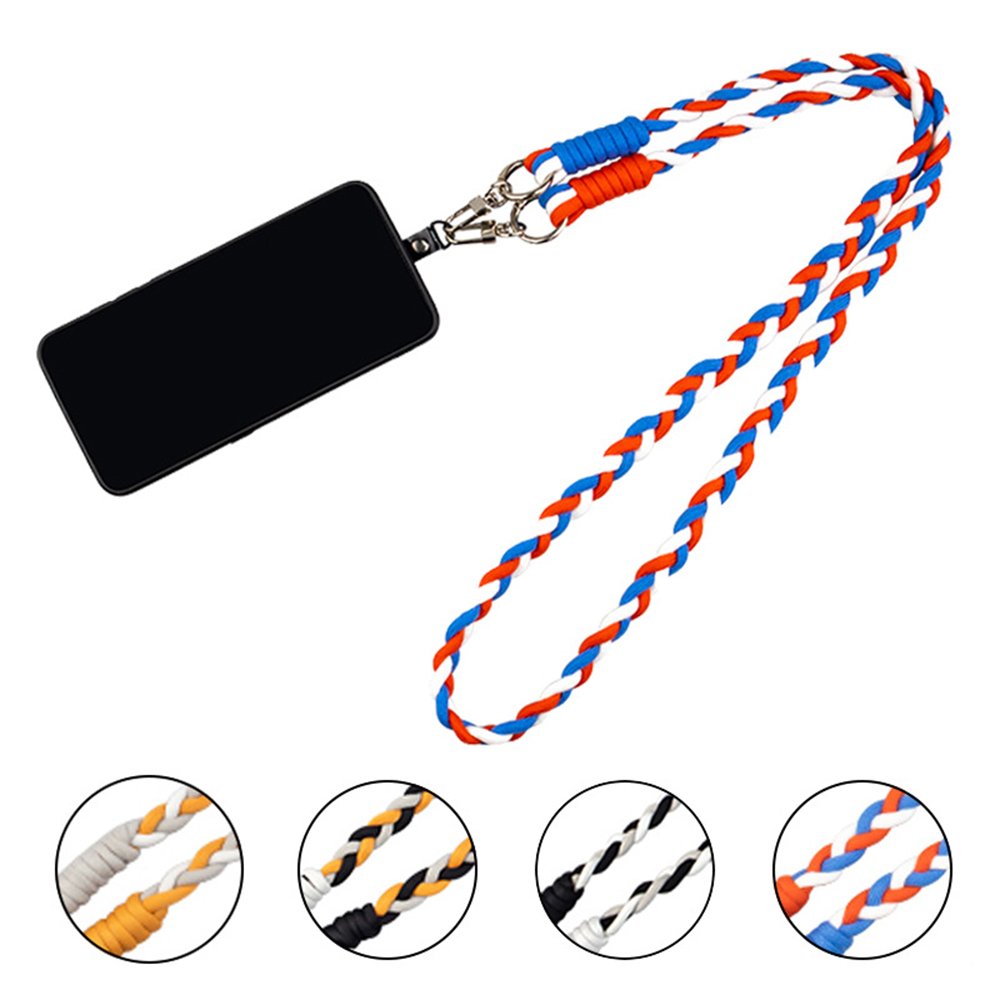 Multi-Stranded Round Strap Prevent Loss Mobile Phone Case Lanyard Universal Strap Rope