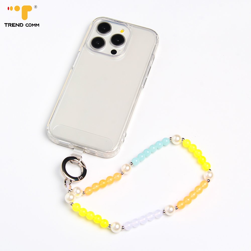 Universal Lovely Phone Chain for Hanging Beaded Bracelet Phone Charm Chain Anti-drop Wrist Strap for Girls