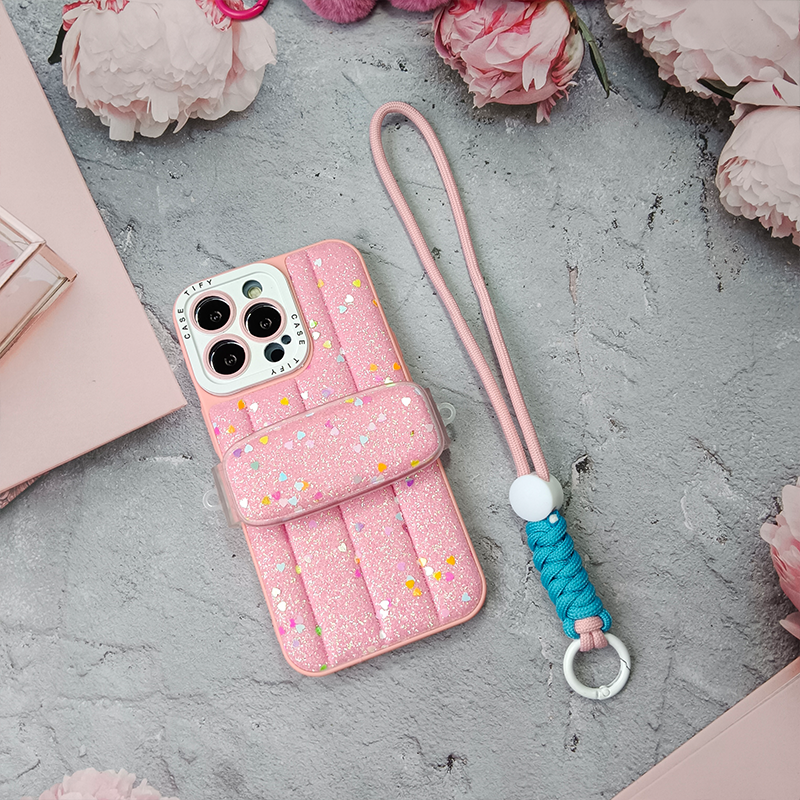 color blocking knotted mobile phone hanging rope woven hanging rope phone case keyring mobile phone accessories