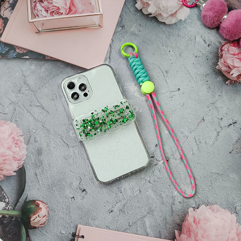 color blocking knotted mobile phone hanging rope woven hanging rope phone case keyring mobile phone accessories