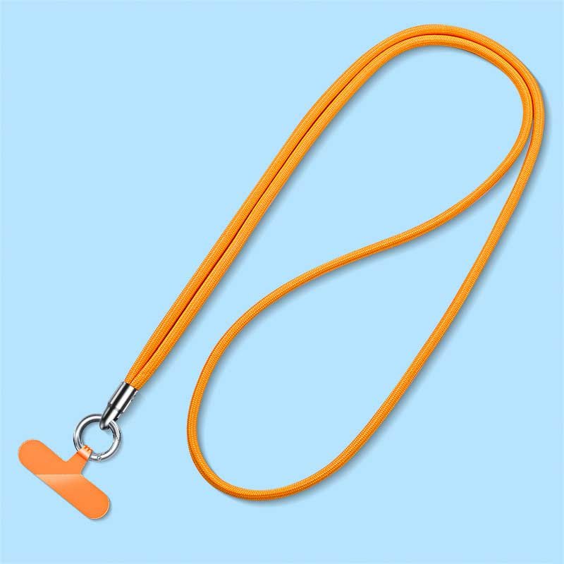 Universal Fashionable Polyester Rope Mobile Phone Straps Short Wristlet Keychain Phone Tether Patch for Cell Phone Accessories