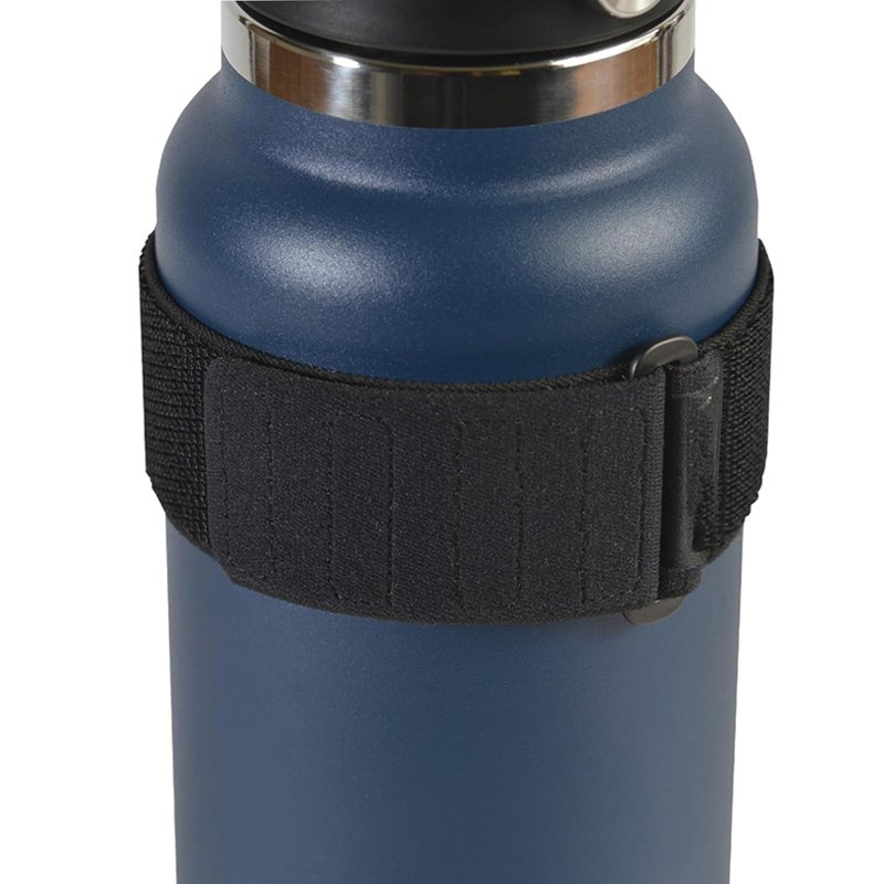 Mag Safe Compatible Strap Phone Holder for Water Bottle with Metal Ring for Cell Phone Flask Cup Tumbler Mount Accessory