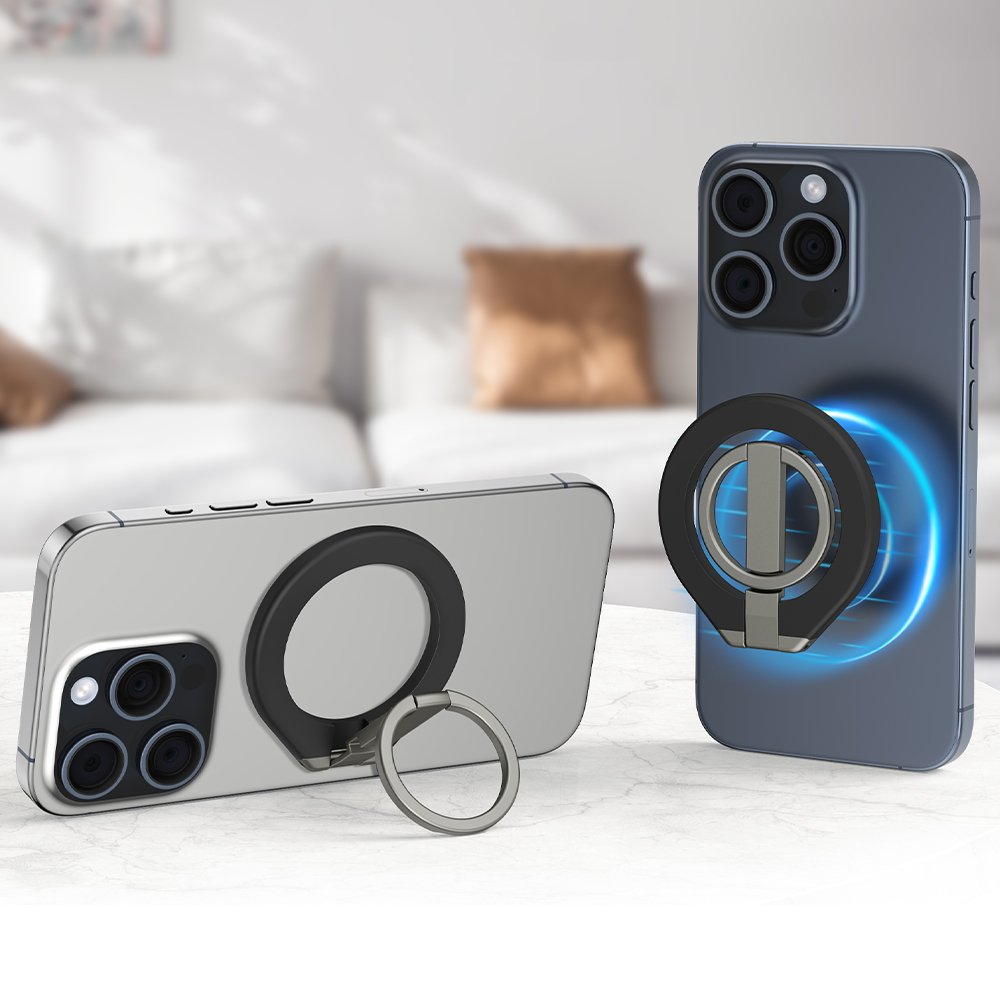 Universal Adjustable Folding Suction Bracket Support Folding mobile Desktop Megnetic phone Stand Ring Grip Holder Formagsafe
