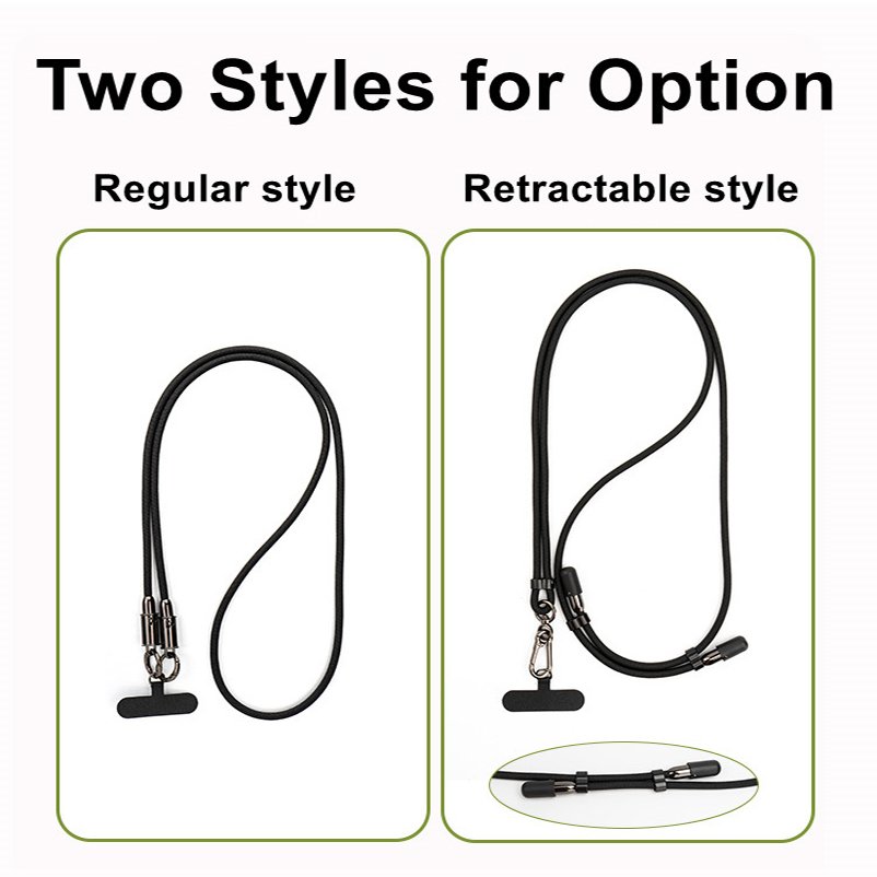 Universal Nylon Phone Strap Versatile Mobile Lanyard Phone Camera Pad Back Hanging Neck Shoulder Universal All Mobiles