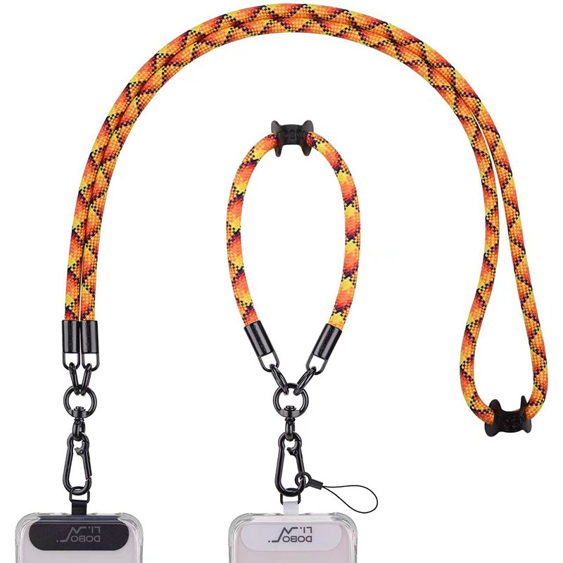Crossbody Mobile Cell Cellphone Neck Strap Patch Clip Adjustable Holder Wholesale Printed Design Phone Lanyard