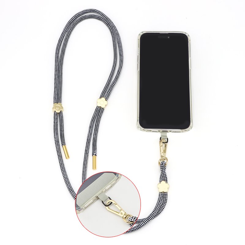 Universal Crossbody Mobile Phone Lanyard Phone Case Strap Lanyard Accessories Neck Lace With Patch