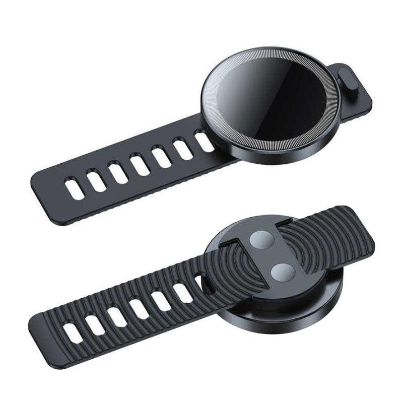 Universal 360 rotating bike stroller holder gym magnet fitness phone mount magnetic strap mount