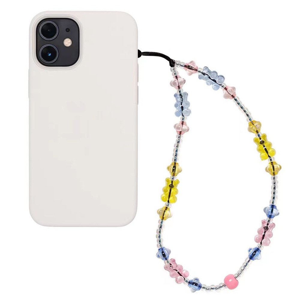 KKBEAD cute wind bear mobile phone chain portable pendant short pendant bear mobile chain