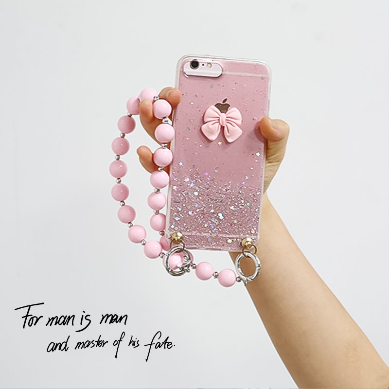Lilangda Color Acrylic Beads Chain Mobile Phone Lanyard 2021 Fashion Colorful Mobile Phone Chain Hanging Accessories