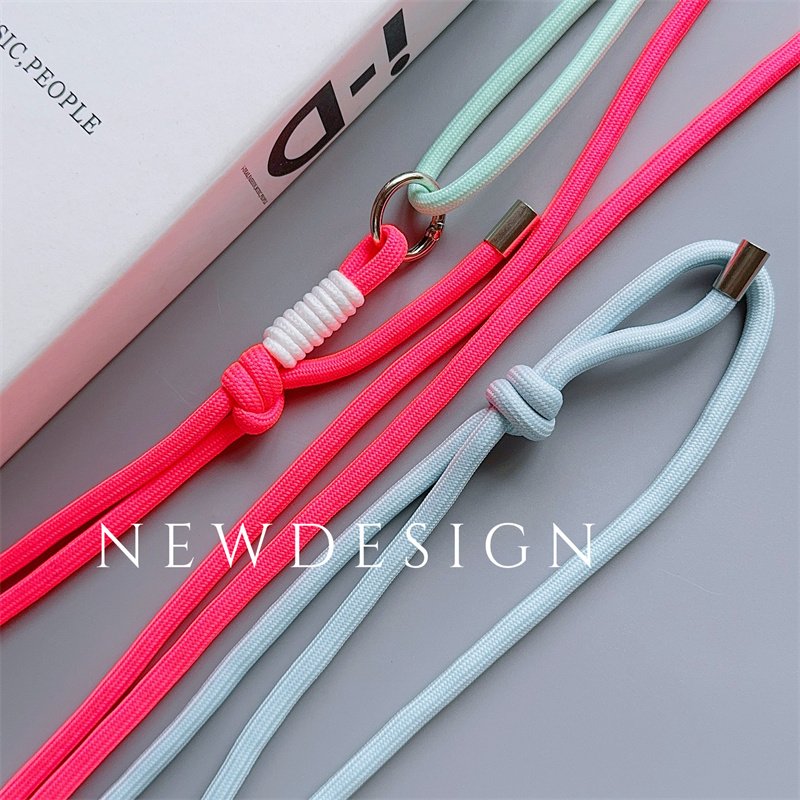 New Creative Short And Long Mobile Phone Universal Lanyard Adjustable Diagonal Long Rope Wrist Strap Hand Pull Short Rope