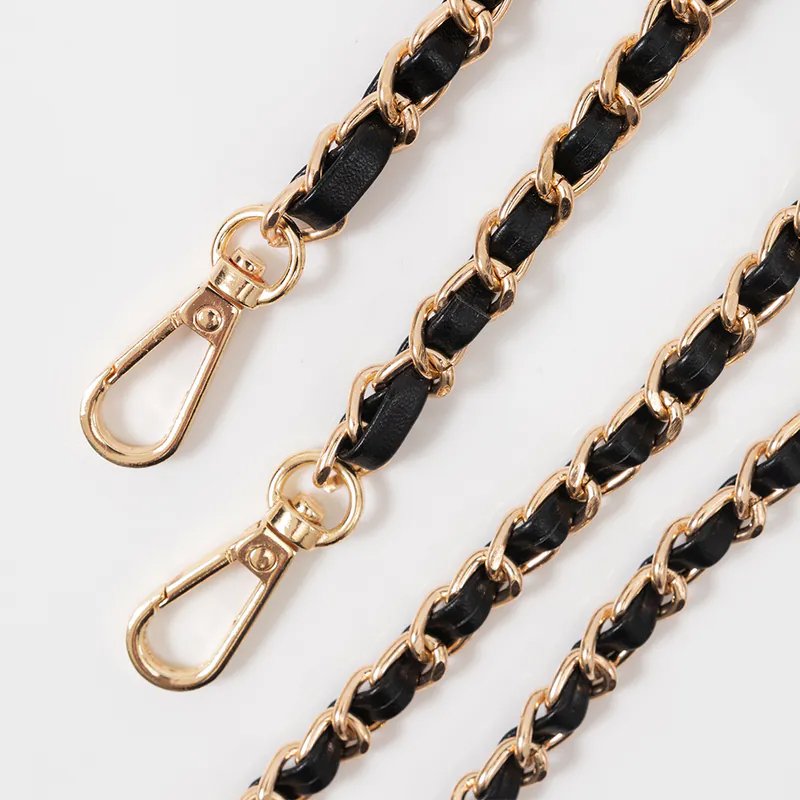 New light luxury small fragrance style texture mobile phone lanyard bag rope long crossbody shoulder strap leather chain pendant