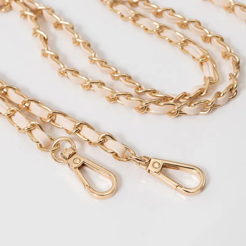 New light luxury small fragrance style texture mobile phone lanyard bag rope long crossbody shoulder strap leather chain pendant