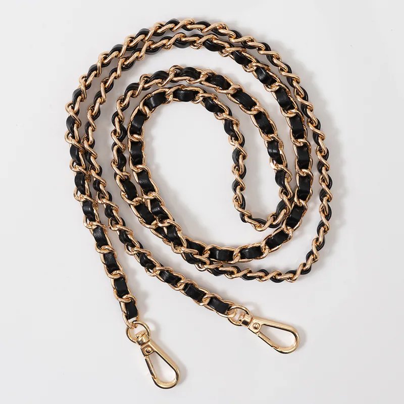 New light luxury small fragrance style texture mobile phone lanyard bag rope long crossbody shoulder strap leather chain pendant