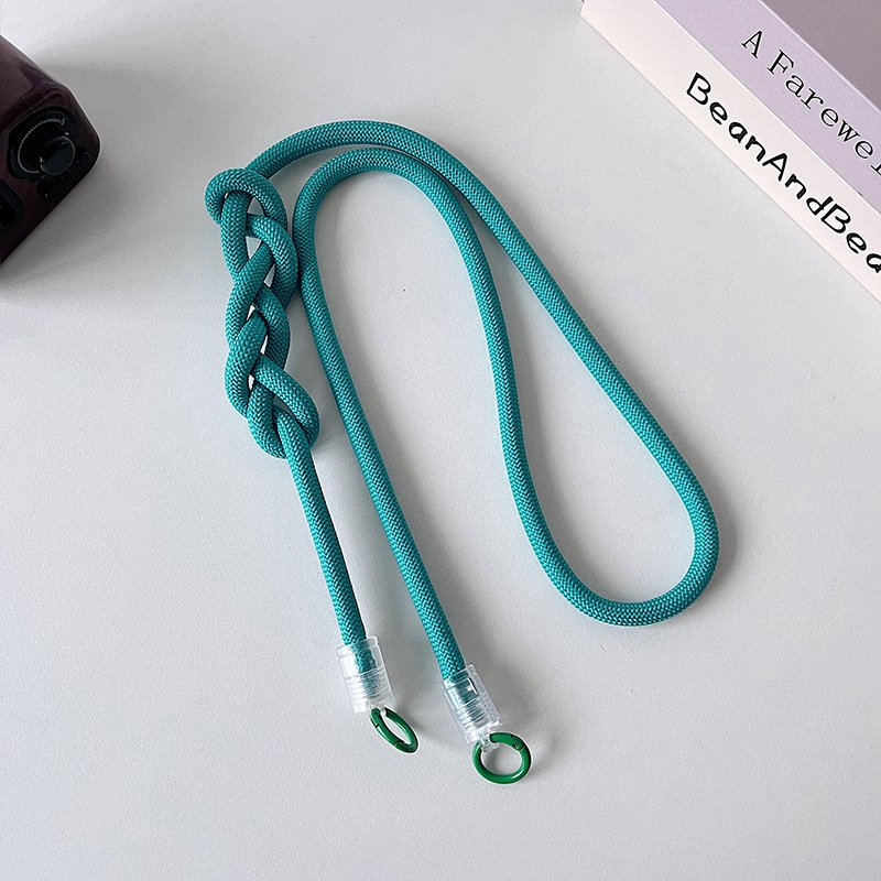 Multi-Functional Detachable Polyester Phone Lanyard round Crossbody Neck Strap with Thick and Thin Cord for Mobile Phones