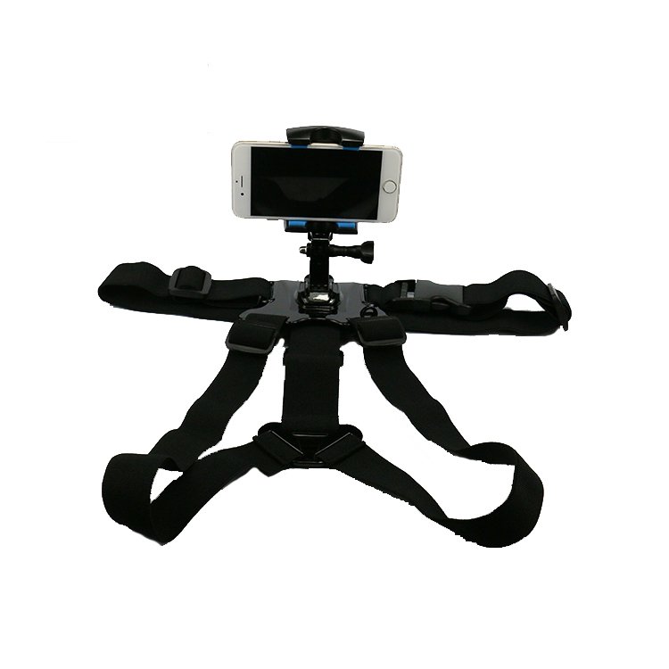 NEW OBSHI smartphone Chest Belt mount Strap Harness Mount phone holder Camera Mount + Quick Clip for gopros phone