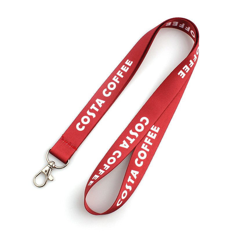 High quality custom cheap printed logo lanyard design pattern neck strap