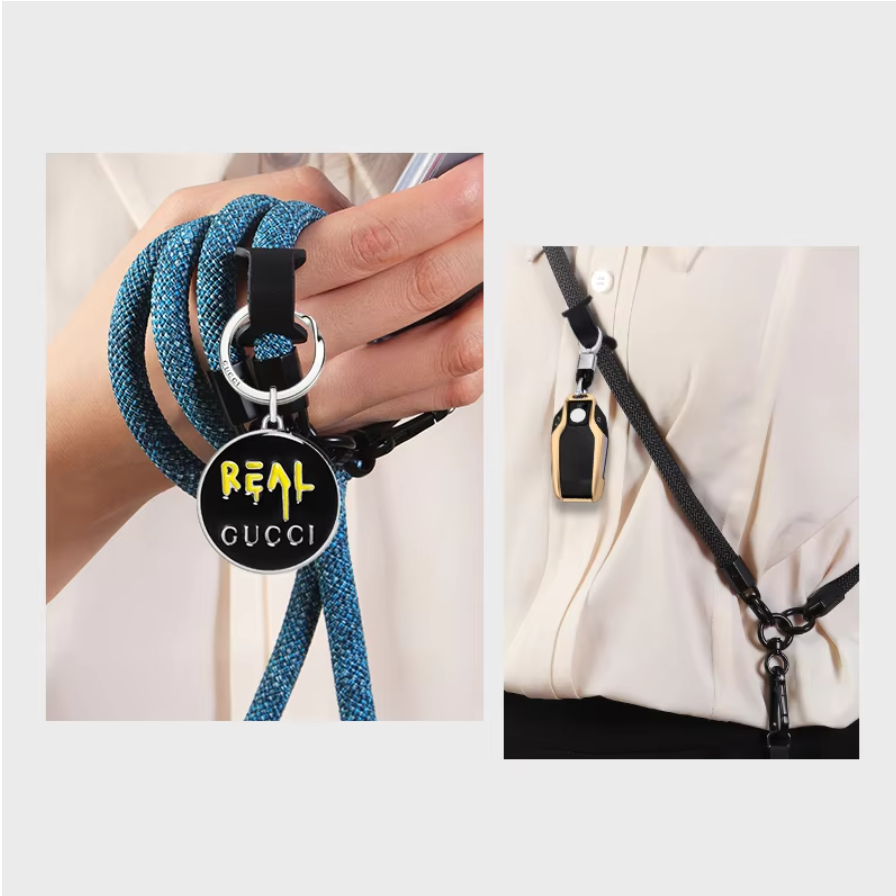 Crossbody strap mobile phone lanyard clip shell lanyard fixed card mobile phone chain strong rope