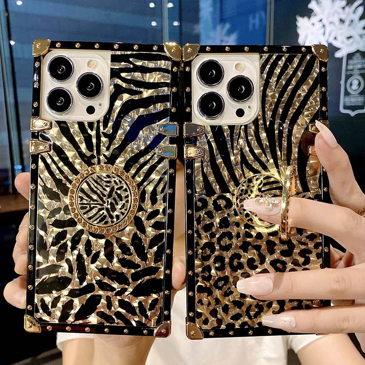 2023 Luxury Phone Case Shockproof For Iphone 15 Pro Max 14 pro max Flower With Ring Holder Cases Funda for women
