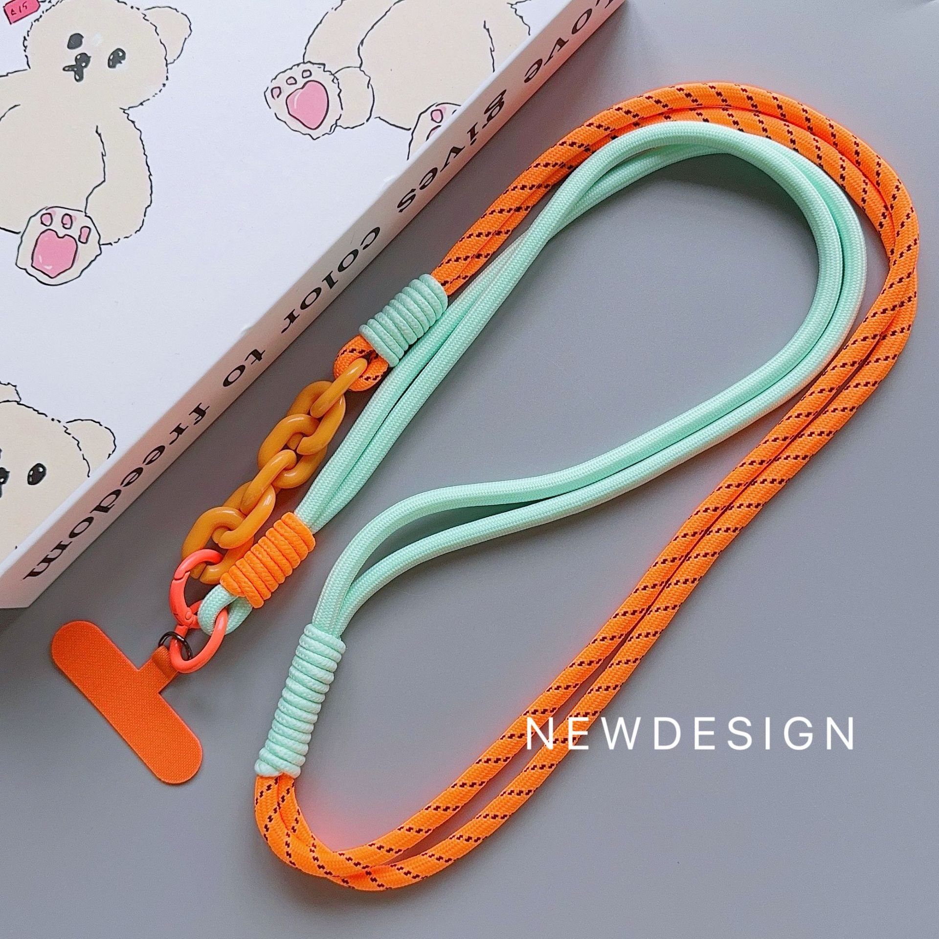 Universal Hands Free Smartphone Strap Rope Key Chain Holder Colorful Lovely Girls Phone Lanyard Mobile Phone Straps