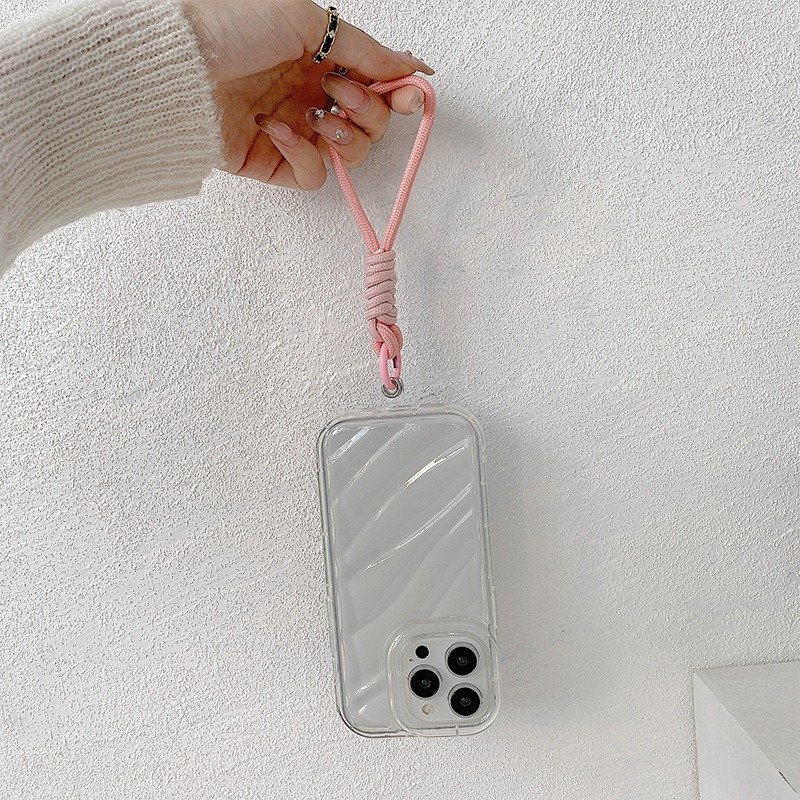 New Short Mobile Phone Lanyard Charm Wristband Simple Solid Color Cell Phone Strap Universal Camera Phone Case Pendant Cord