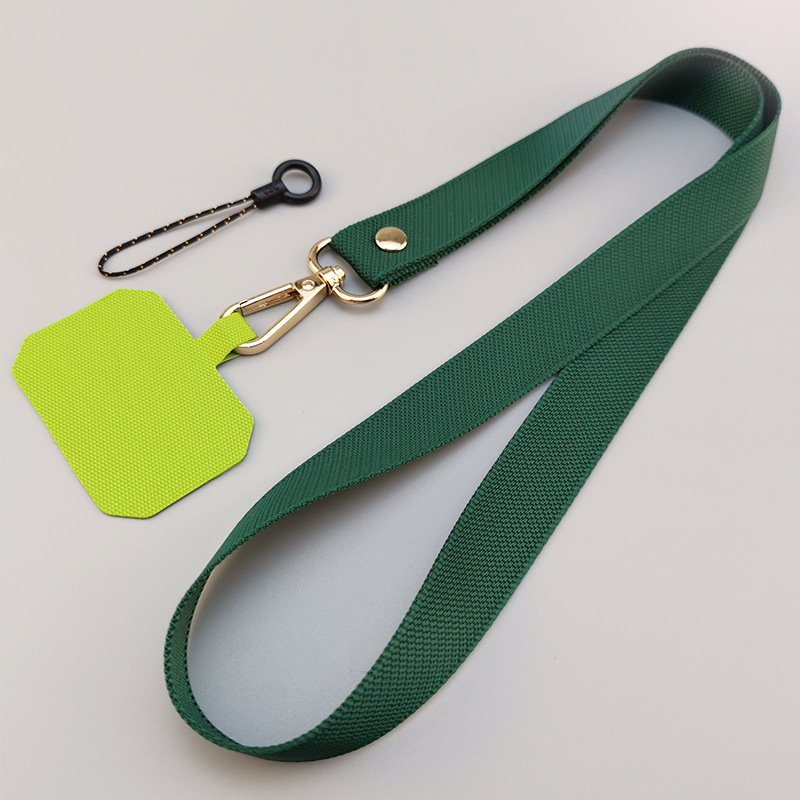 Long Solid Color Durable Mobile Phone Straps Lanyard Broadband Chain Sling Pendant Neck Rope Simplicity Anti-Lost Rope Pendant