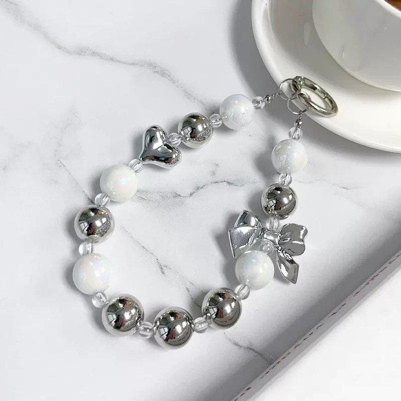 Cellphone strap Mobile Phone Beads Wrist Strap Phone Chain Strap Personalized Beaded Lanyard Wrist Charm Bracelet