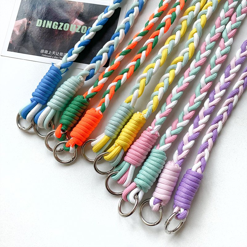 Fashion Smart Phone Crossbody Strap Lanyard Cord Anti-theft Hanging Rope 5 Colors Nylon Rope For Mobile Phone Accessories