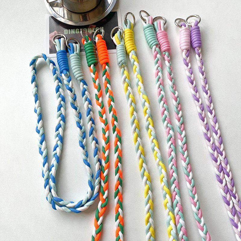 Fashion Smart Phone Crossbody Strap Lanyard Cord Anti-theft Hanging Rope 5 Colors Nylon Rope For Mobile Phone Accessories