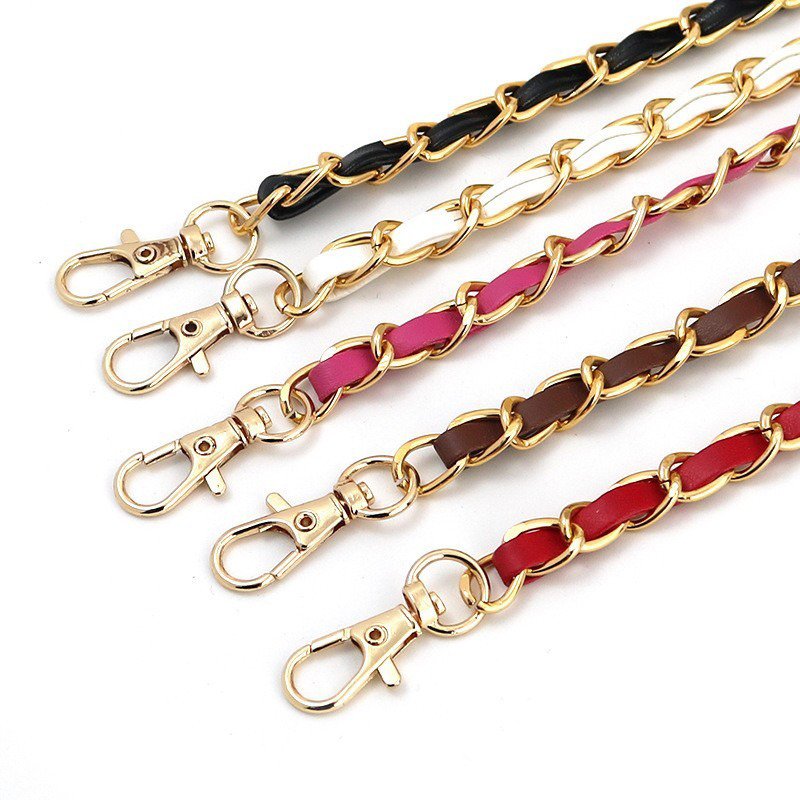 Black Leather Crossbody Lanyard Necklace Chain For Phone Case Cover Strap Long Mobile Phone Chains 120cm Phone Shoulder Strap