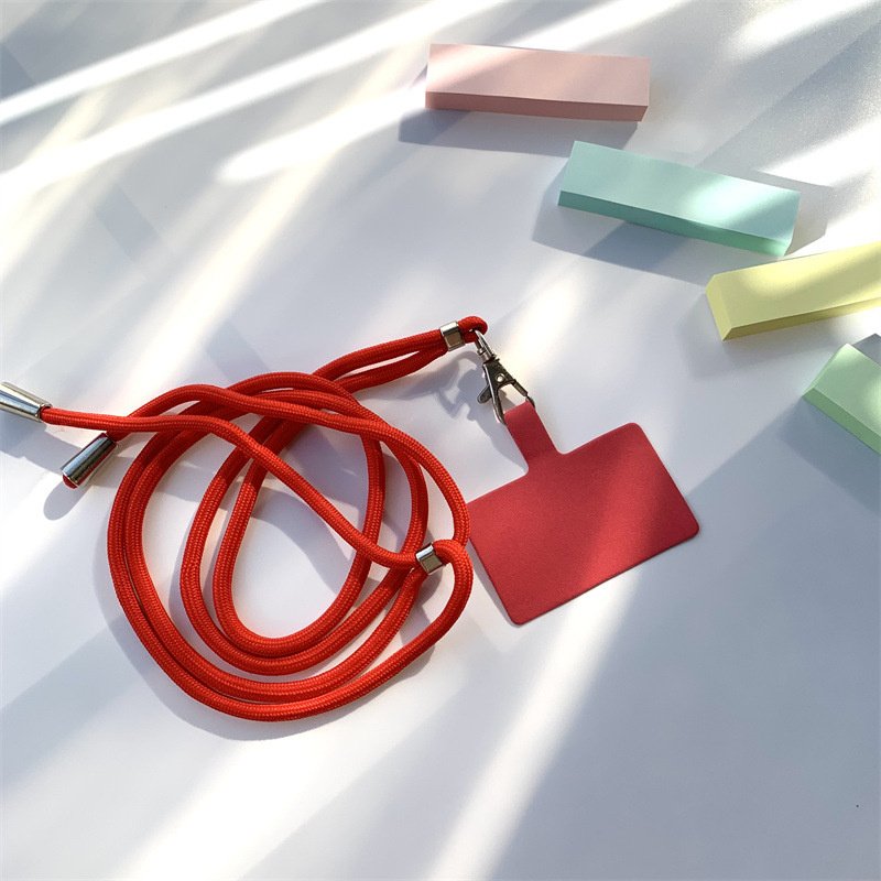 Popular Universal Crossbody Patch Phone Case Lanyard Mobile Phone Strap Lanyards Nylon Soft Rope Cell Phone Hanging Cord
