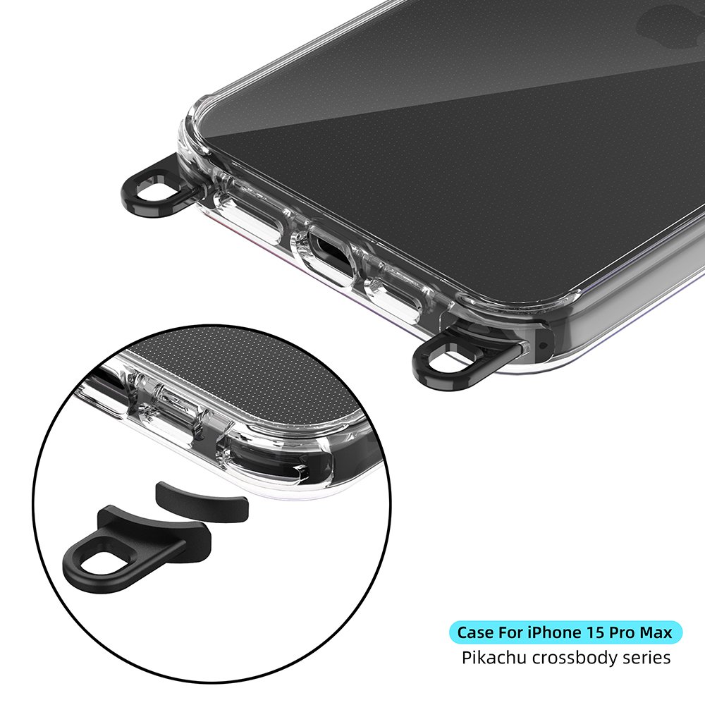 For iPhone 12 13 14 11 2023 New Custom Clear Case with Cross Body Lanyard Strap Phone Cases for iPhone 14 15 Pro Max