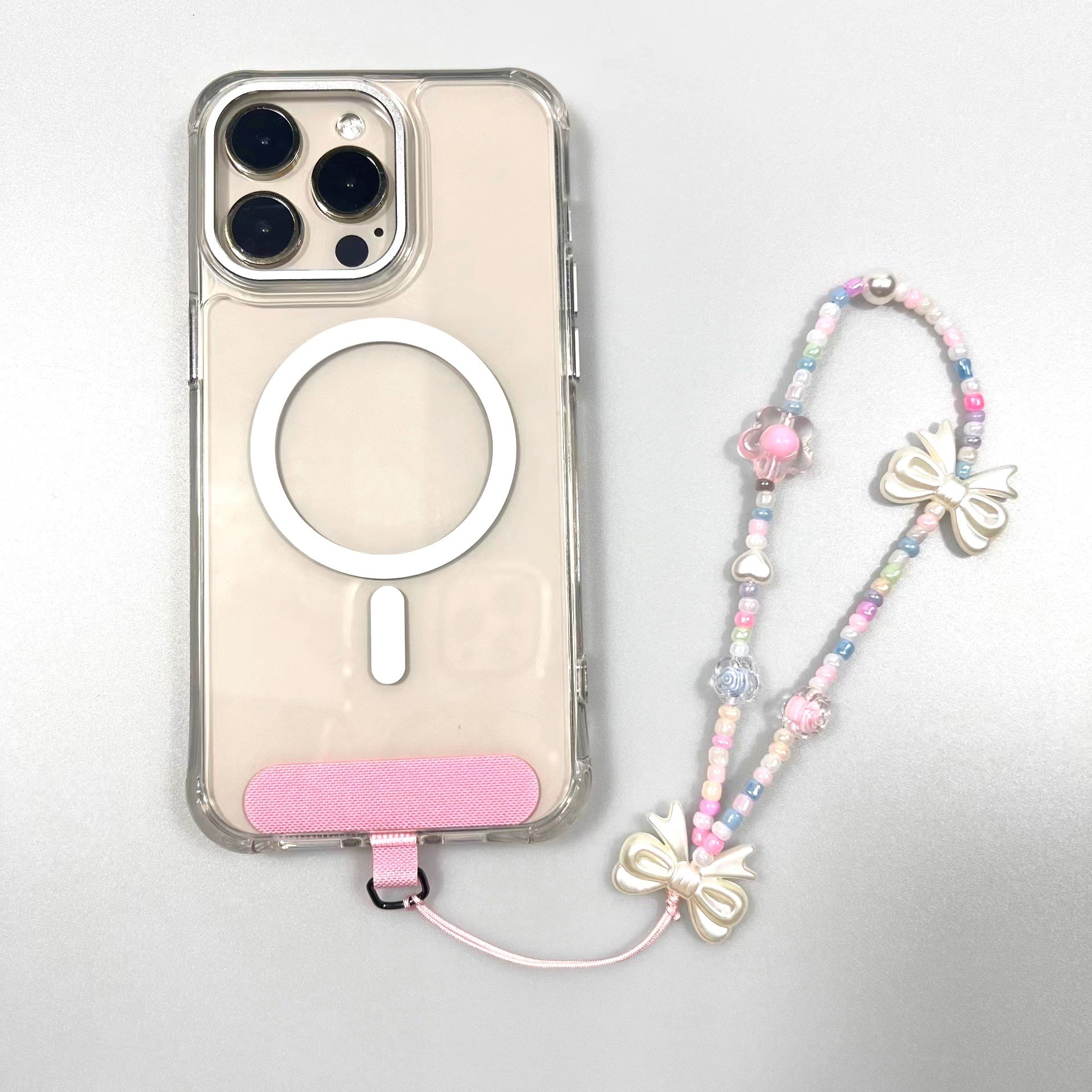 Logo Custom Universal Cord Lanyard With Patch For Phone Case