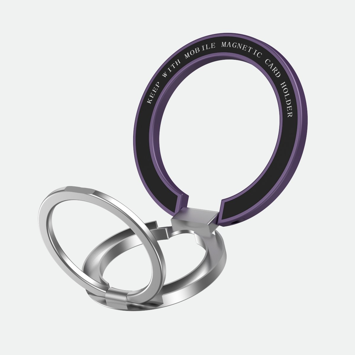 N52 Metal Magnetic Removable Phone Grip Finger Ring Stand for Magnetic Wireless Charger Mobile Bracket Holder Griptok