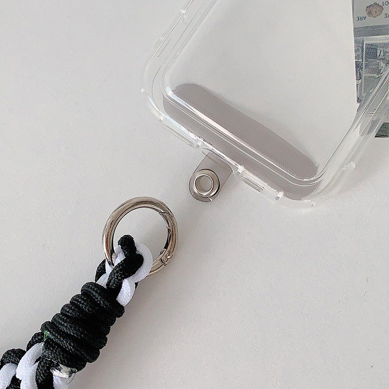 Short Mobile Phone Strap Wristband Hanging Rope Sturdy Durable Camera Holder Lanyard Simple Braided Nylon Phone Pendant Charm