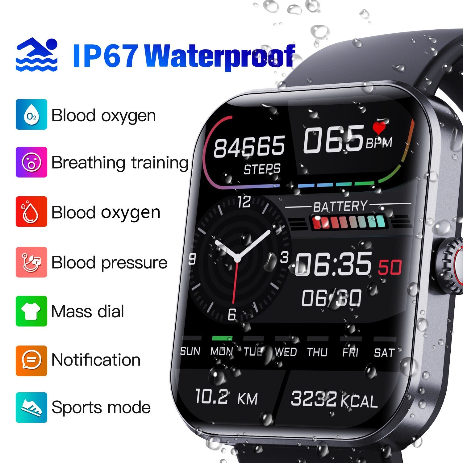 2024 Big Screen F57L Smart Watch A221 Bt Call 1.91inch Ai Voice Sport Watch Fitness Tracker Waterproof Women Smartwatch Men